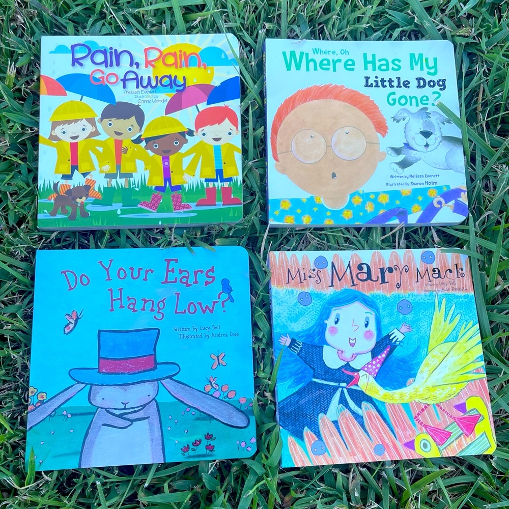 NWT Kids Board Book Bundle (4) Classic Nursery Rhymes